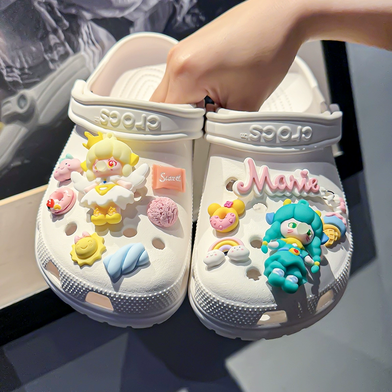 Dongdong Shoes Cartoon Flower Fairy Doll Cute Decoration Clogs Shoe Charms DIY