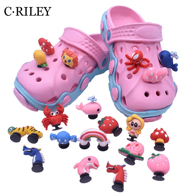 3D Cartoon Shoe Charms Accessories Lovely Sneakers Shoe Decorations For Clogs