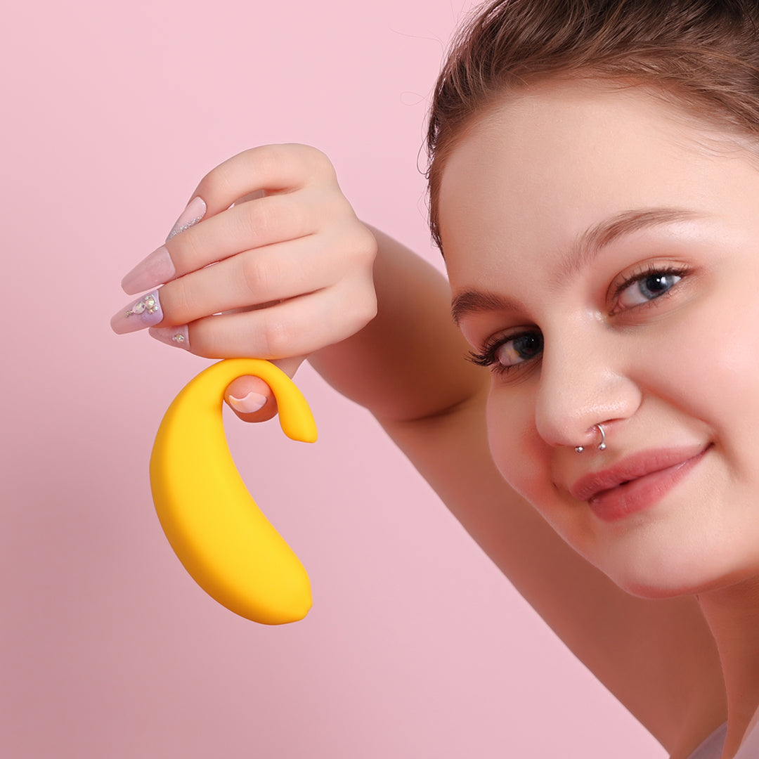 Caius Banana-RCT g spot clitoris vibrator