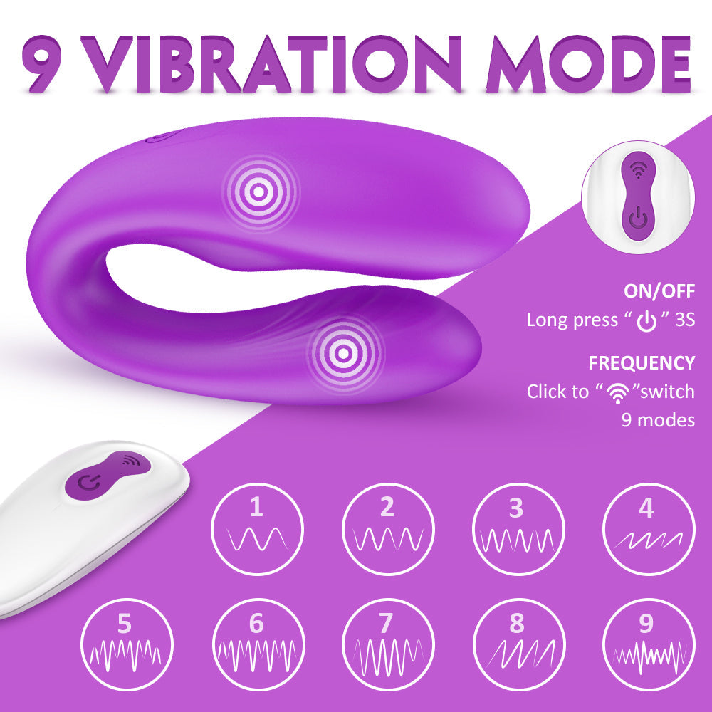 Leatrice clit and g-spot stimulator couple vibrator